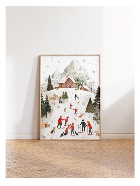 Tiskana slika z okvirjem 30x40 cm – Wallity