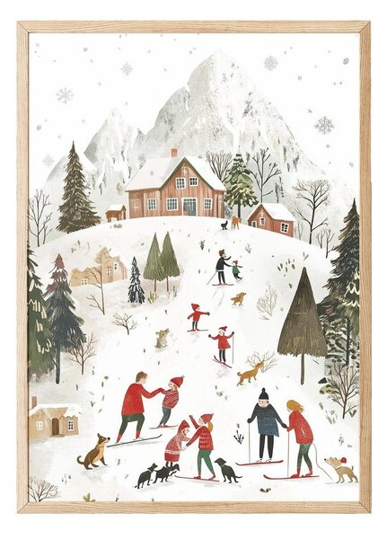 Tiskana slika z okvirjem 30x40 cm – Wallity