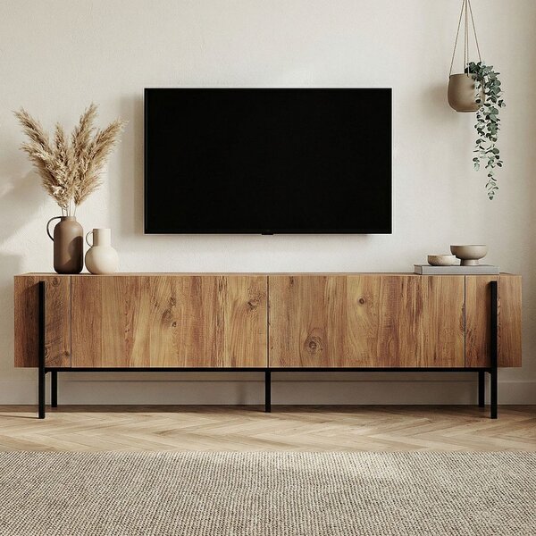 TV omarica v borovem dekorju v naravni barvi 180x45x30 cm Nexus – Kalune Design