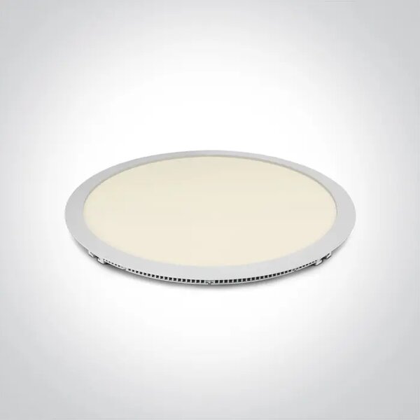 VGRADNA LED PANELNA SVETILKA SLIM LED/40W/3000K/2520lm/120°/230V fi420 BELA DM10140F/W/W