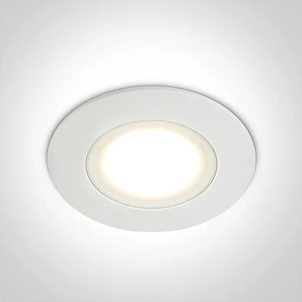 VGRADNA LED SVETILKA 6W/440lm/4000K/230V/IP65/fi68mm DM10106P/W/C