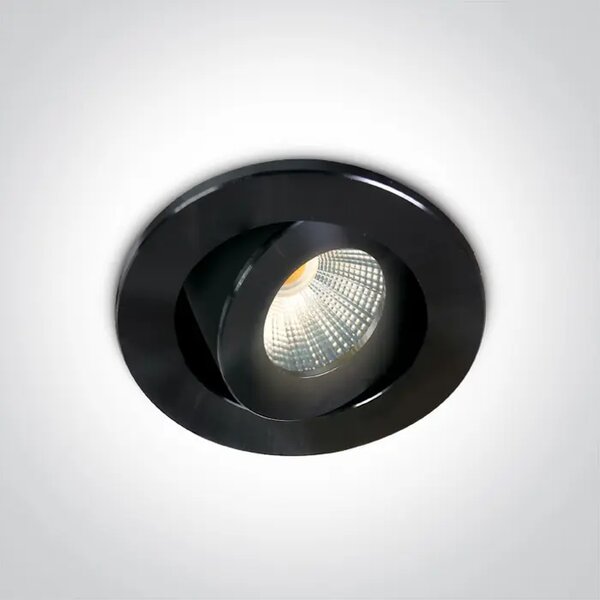 VGRADNA LED SVETILKA/1W-350mA/3W-700mA/3000K/200lm/40° IP20 ZATEMNJENA ČRNA DM11103B/B/W