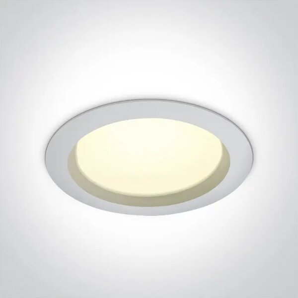 VGRADNA LED SVETILKA/25W/4000K/2000lm/90°/240V/FI.228mm/ IP54 BELA DM10125B/W/C