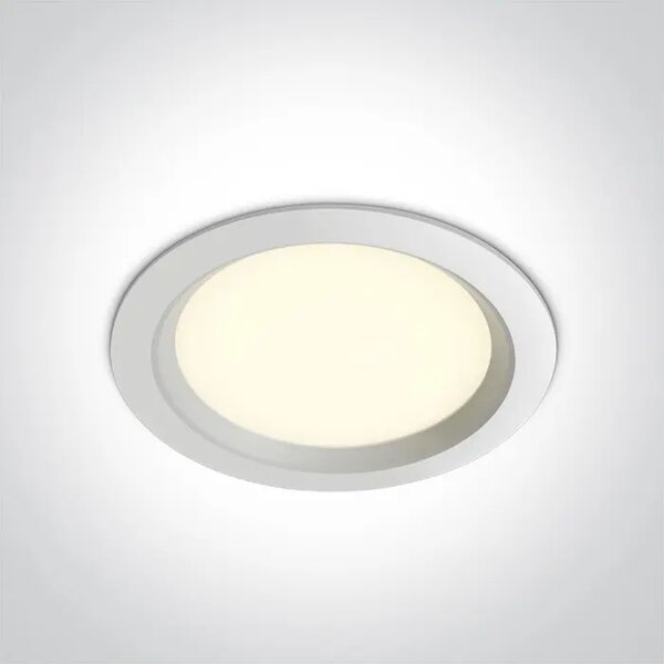 VGRADNA LED SVETILKA/24W/3000K/1700lm/120°/240V IP20 BELA DM10124T/W/W