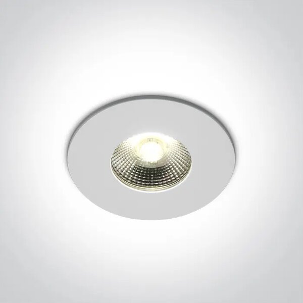 VGRADNA LED SVETILKA/6W/3000K/500lm/40°/350mA IP65 BELA OGNJEODPORNA DM10106PF/W