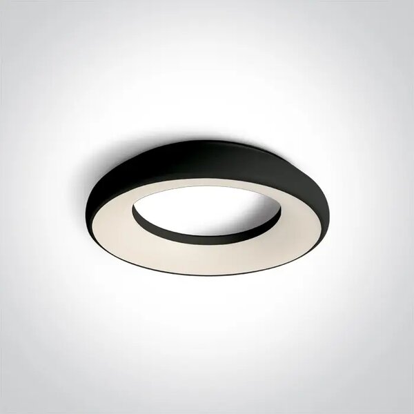 STROPNA SVETILKA LED/25W/3000K/1850lm/240V ČRNA DM67402/B/W