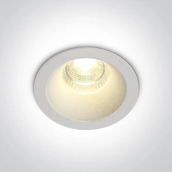 VGRADNA LED SVETILKA/7W/3000K/560lm/50°/240V IP20 BELA DM10107DC/W/W