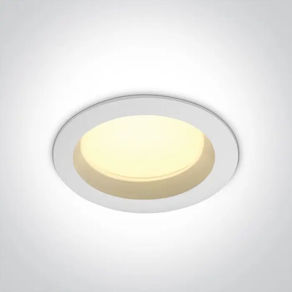 VGRADNA LED SVETILKA/18W/3000K/1300lm/90°/fi.170mm/240V IP54 BELA DM10118B/W/W