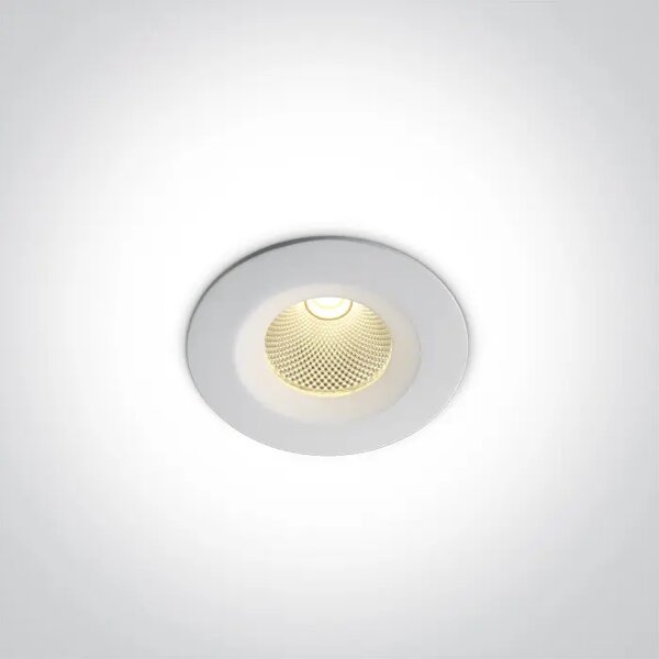 VGRADNA LED SVETILKA/7W/3000K/560lm/fi.95mm/60°/240V IP20 BELA DM10107CA/W/W