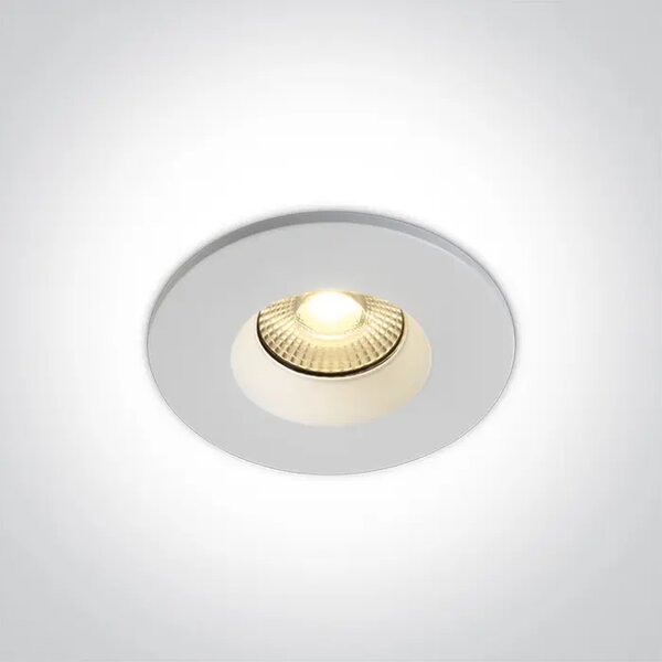 VGRADNA LED SVETILKA/7W/3000K/500lm/60°/240V IP65 ZATEMNLJIVA BELA DM10107DF/W