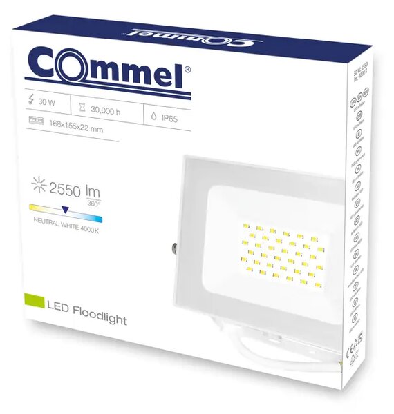 306-139 LED REFLEKTOR/30W/4000K/2550LM/IP65 3856024402767