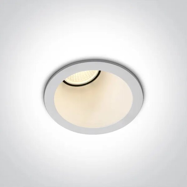 VGRADNA LED SVETILKA/8W/3000K/560lm/50°/230V IP20 BELA DM10108A/W/W