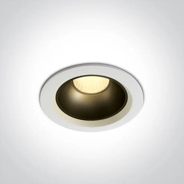 VGRADNA LED SVETILKA/12W/3000K/960lm/45°/240V IP20 BELA DM10112Z/W/W