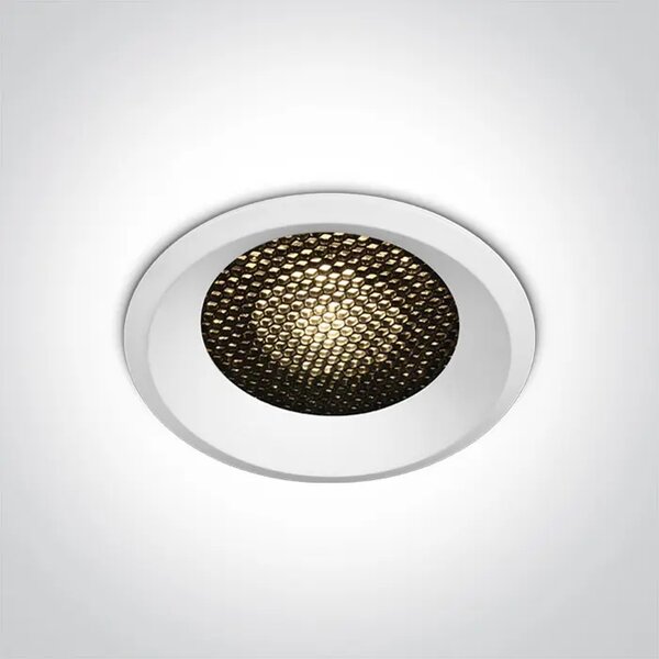VGRADNA LED SVETILKA/18W/3000K/1500lm/36°/500mA BELA DM10118DH/W/W#