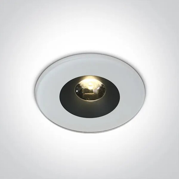 VGRADNA LED SVETILKA 6W WW 25deg IP65 100-240V BELA DM10106V/W/W