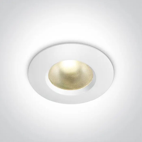 VGRADNA SVETILKA COB LED 7W/3000K/600lm/CCT ZATEMNLJIVA/IP65 BELA DM10107PV/W/V