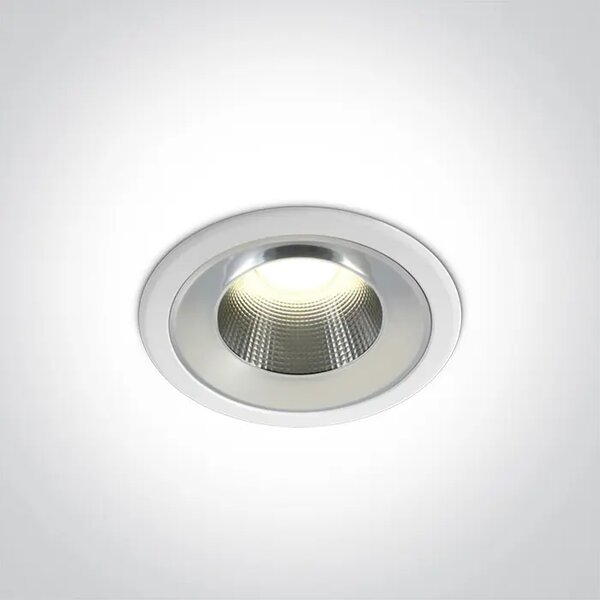 VGRADNA LED SVETILKA 10W/850lm/4000K/IP54 fi115 BELA DM10110TD/W/C