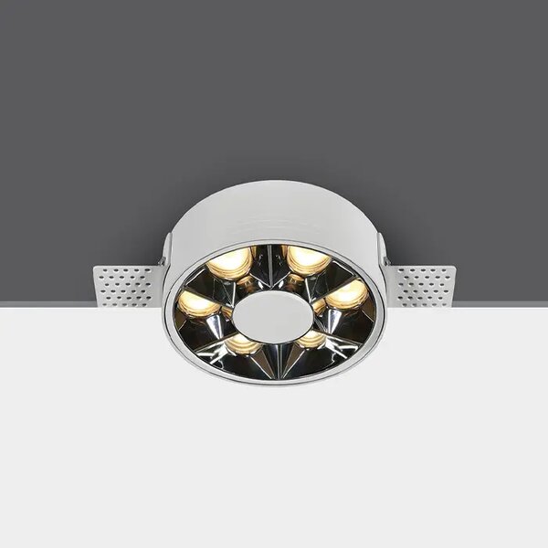 VGRADNA SVETILKA BREZ OKVIRJA LED 6W WW IP20 38deg 230V TEMNO BELA DM10106XTR/W/W