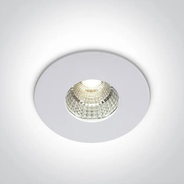 VGRADNA LED SVETILKA/7W/3000K/490llm/40°/240V IP54 BELA DM10107M/W/W
