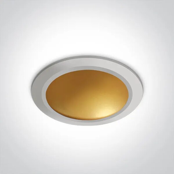 VGRADNA SVETILKA TEMNA LED 16W WW IP20 230V BELA DM10116FD/W/BS