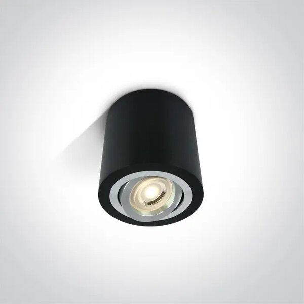STROPNI REFLEKTOR GU-10/50W/220V OKROGEL ČRN DM12105ABG/B#