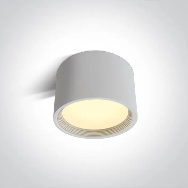 STROPNA SVETILKA LED/25W/3000K/2050lm/230V 90' IP40 BELA DM12125L/W/W#