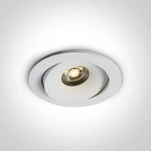 VGRADNA SVETILKA LED/7W/3000K/530lm/36°/700mA IP54 BELA DM11107P/W/W