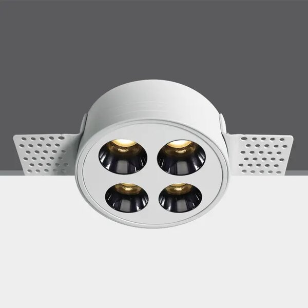 VGRADNA SVETILKA BREZ OKVIRJA LED 10W WW IP20 38deg 230V TEMNO BELA DM10110HTR/W/W