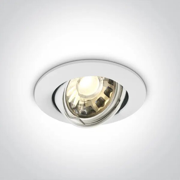 VGRADNA SVETILKA 1×GU10/50W/230V/FI.85mm/fi.75mm/IP20 BELA DM11105GU/W