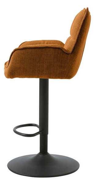 Oranžni barski stoli v kompletu z nastavljivo višino 2 ks Marilla – Unique Furniture