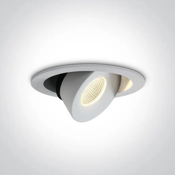 VGRADNA LED SVETILKA/12W/3000K/1100lm/36°/350mA BELA DM11113E/W/W