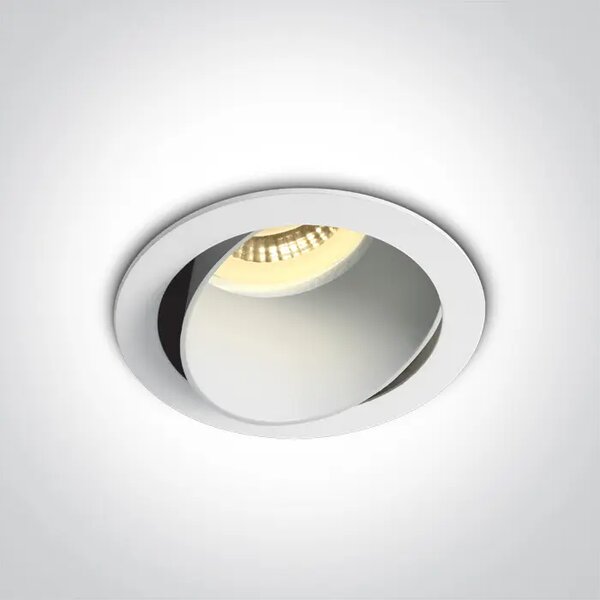 VGRADNA SVETILKA 1×GU10/10W/MR16/230V/fi.79mm/IP20 BELA/BELA DM11105M/W/W