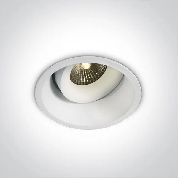 VGRADNA LED SVETILKA/7W/3000K/500lm/36°/700mA/IP54/fi.91mm/BELA DM11107WD/W/W