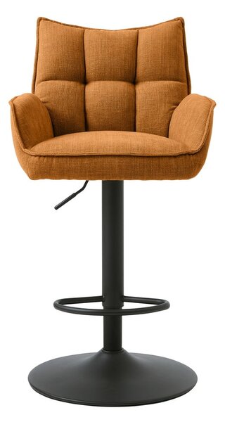 Oranžni barski stoli v kompletu z nastavljivo višino 2 ks Marilla – Unique Furniture