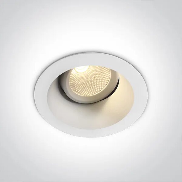 VGRADNA LED SVETILKA/7W/3000K/560lm/60°/230V IP20 BELA DM11107FD/W/W