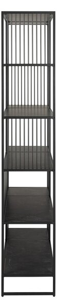 Črn regal 120x185x35 cm Strington – Actona