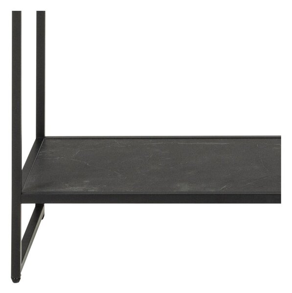 Črn regal 120x185x35 cm Strington – Actona