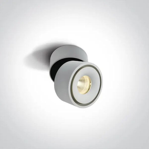 STROPNI LED REFLEKTOR COB 8W CCT IP20 BELA DM12108LA/W/V
