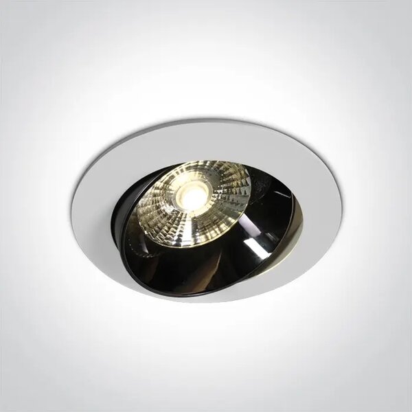 VGRADNA LED SVETILKA/20W/3000K/1700lm/30°/230V BELA DM11120E/W/W