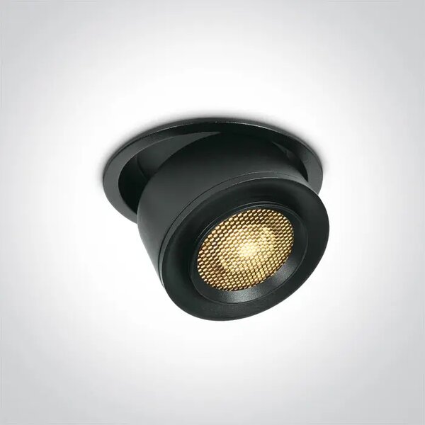VGRADNA LED SVETILKA/15W/3000K/1500lm/15-45°/240V IP20 ČRNA DM11115G/B/W