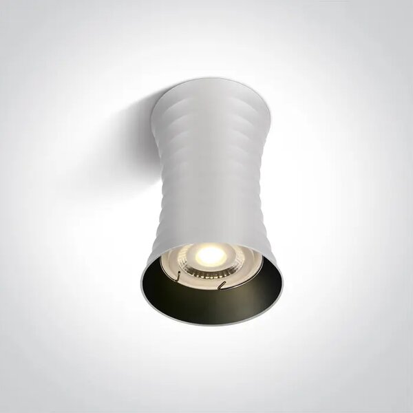 STROPNA SVETILKA GU10 10W 100-240V BELA DM12105L/W