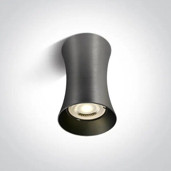 STROPNI REFLEKTOR GU10 METALNO SIVA DM12105F/MG