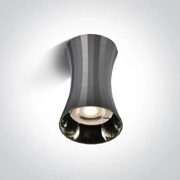 STROPNI REFLEKTOR GU10 TEMNO KROMIRAN DM12105K/DC