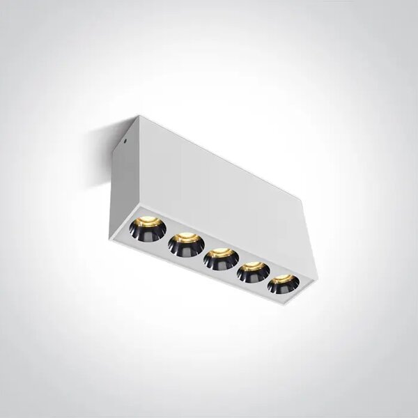 STROPNA SVETILKA LED 12W, 3000K, L-138 IP20 BELA DM12112H/W/W