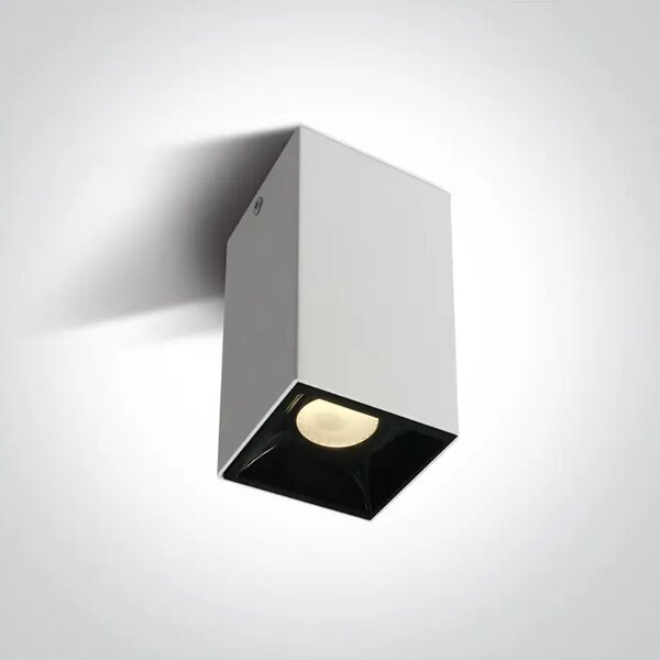 STROPNA SVETILKA LED 7W WW 36deg IP20 230V ZATEMNLJIVA BELA DM12107B/W/W