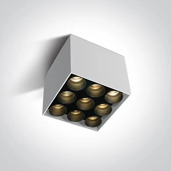 STROPNA SVETILKA LED 20W WW IP20 230V BELA DM12906C/W/W
