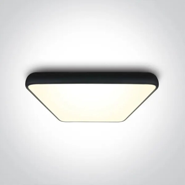 STROPNA SVETILKA LED 62W/3600lm/3000K/120ST. ČRNA KOCKA DM62160A/B/W