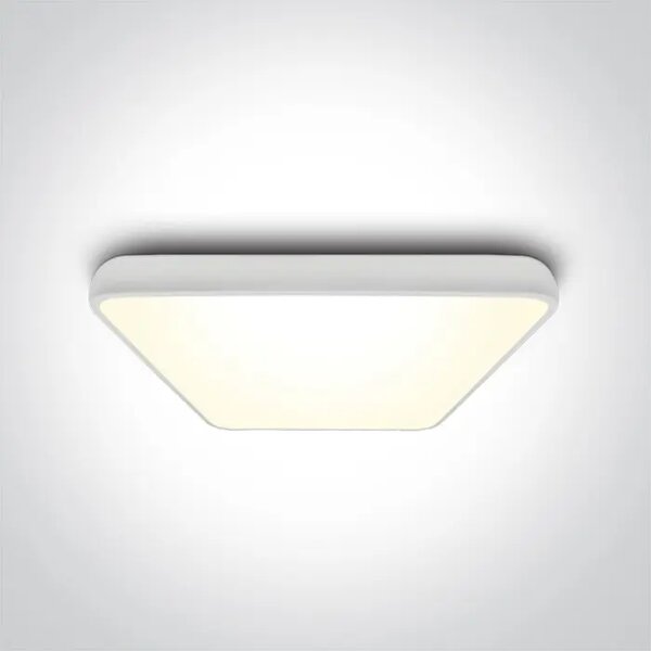 STROPNA SVETILKA LED 62W/3600lm/3000K/120ST. BELA KOCKA DM62160A/W/W