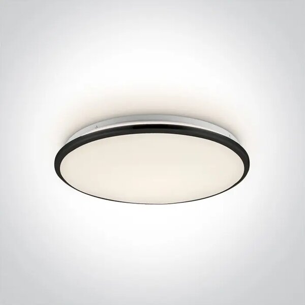 STROPNA SVETILKA LED 24W/3000K/1560lm IP20 ČRNA DM62154/B/W