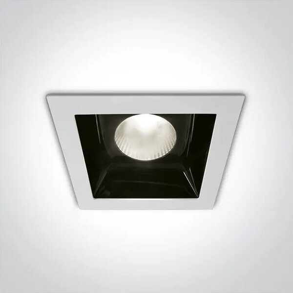 VGRADNA LED SVETILKA/30W/4000K/2700lm/30°/230V 140×140mm BELA DM50130B/W/C